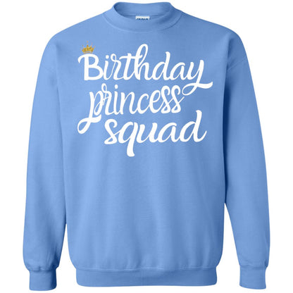 Birthday T-shirt Princess Squad Carolina Blue