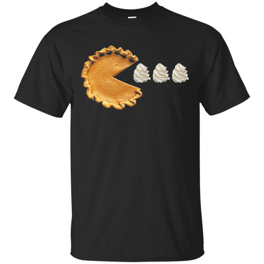 Pumpkin Pie Thanksgiving T-shirt Black