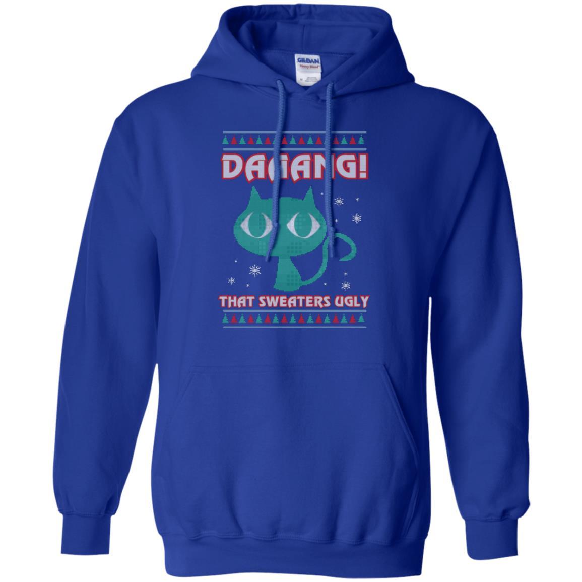 Cat Lovers T-shirt Daaang! That Sweaters Ugly Royal