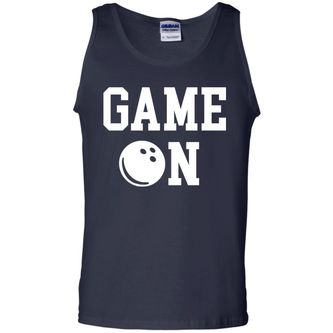 Bowler T-shirt Game On Bowling T-shirt Navy