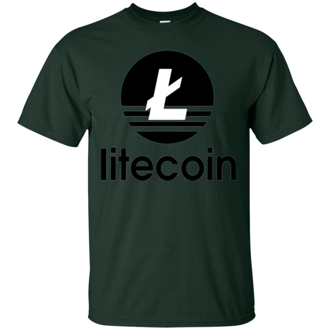 Litecoin Ltc T-shirt Forest Green