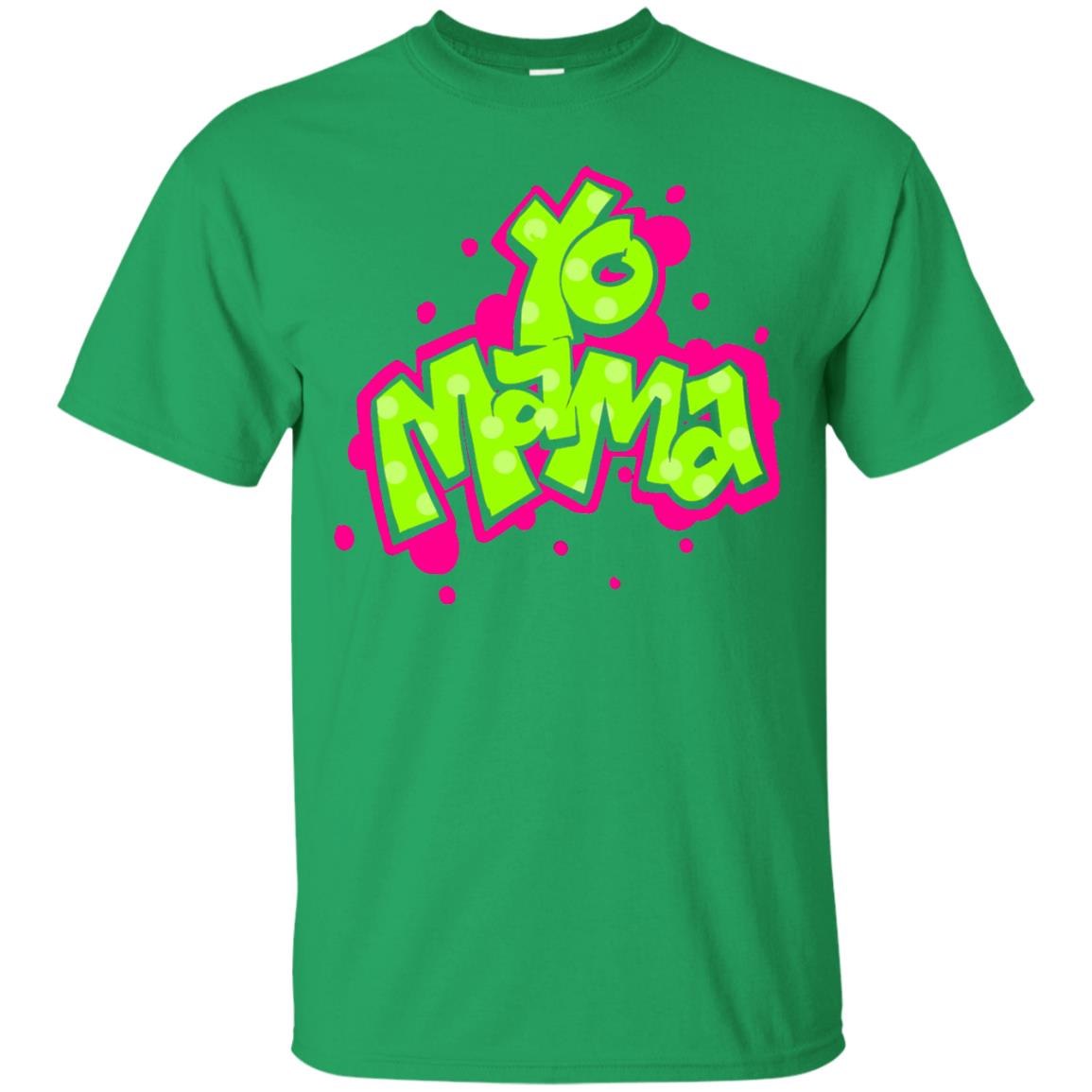 Yo Mama Fresh Princes Style 90s Hip Hop Party T-shirt Irish Green