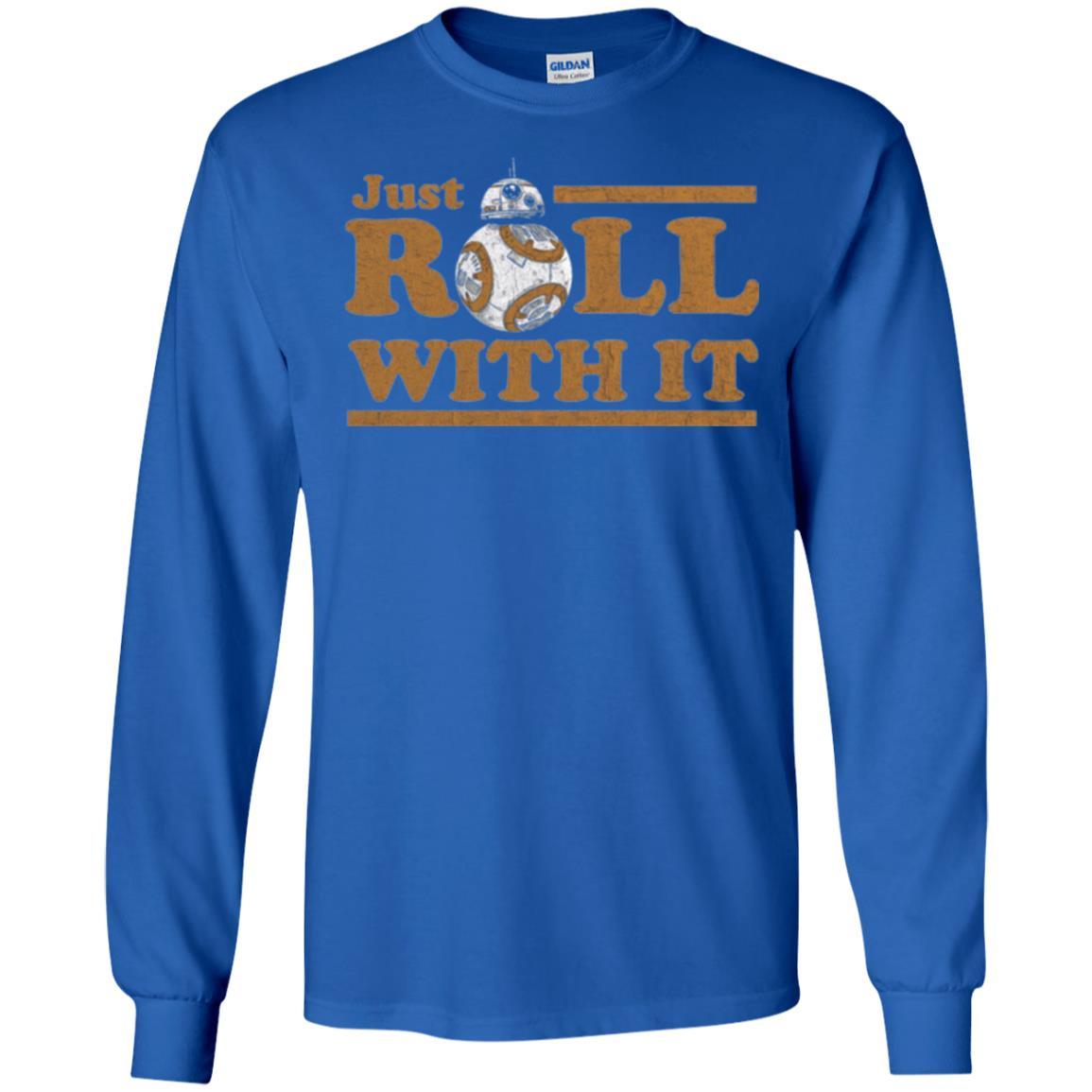 Movie T-Shirt Just Roll With You Royal