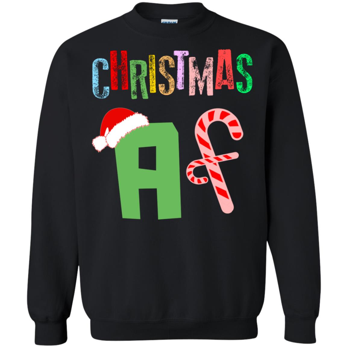 Chrismas Af X-mas Gift Shirt For Mens Or Womens Black
