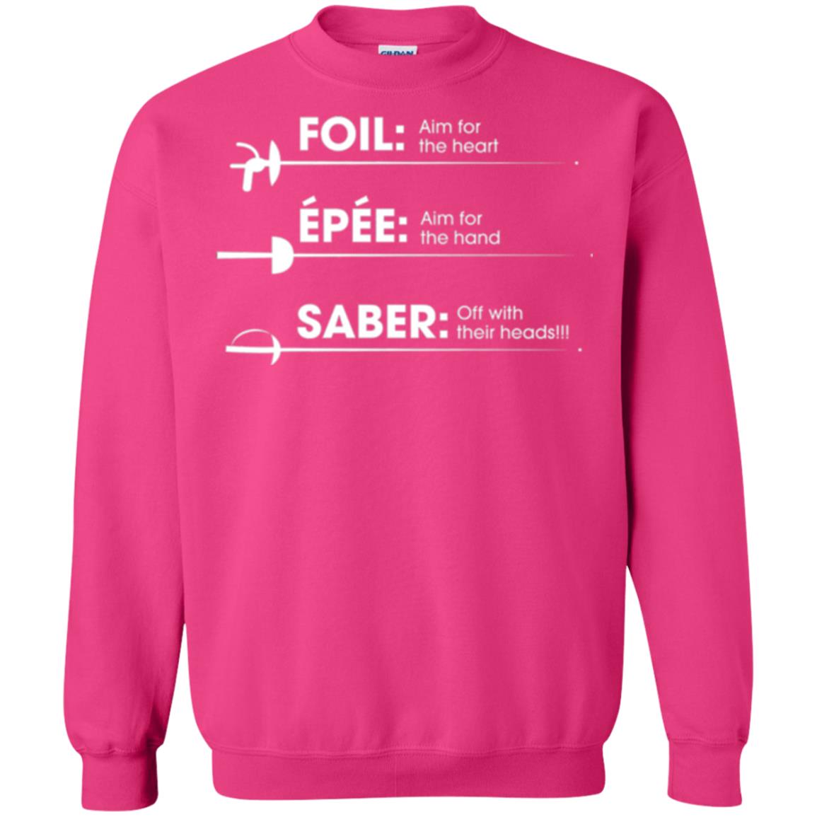 Fencing T-shirt Foil Saber Definition Heliconia
