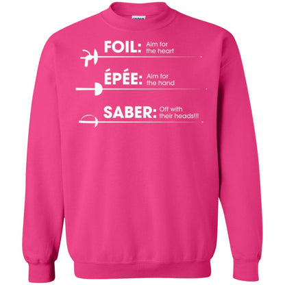 Fencing T-shirt Foil Saber Definition Heliconia
