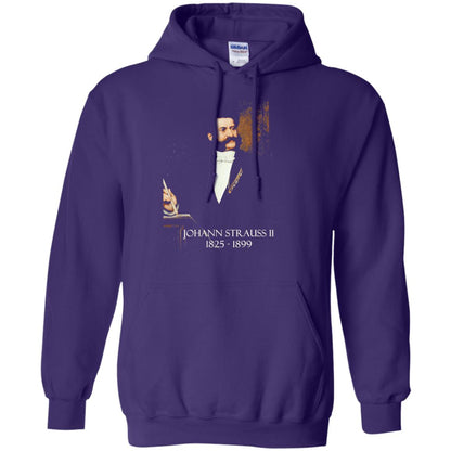 Musician T-shirt Johann Strauss Ii Purple
