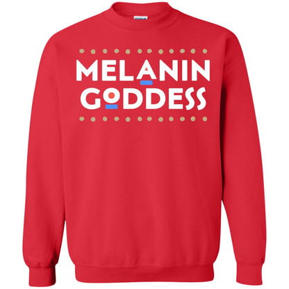 Melanin Goddess African T-shirt Black Girl Poppin_ Red