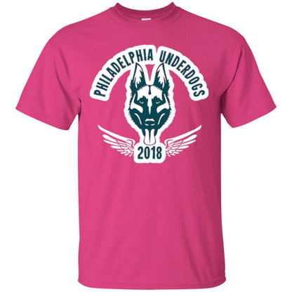 Dog Lover T-shirt Philadelphia Underdogs Heliconia