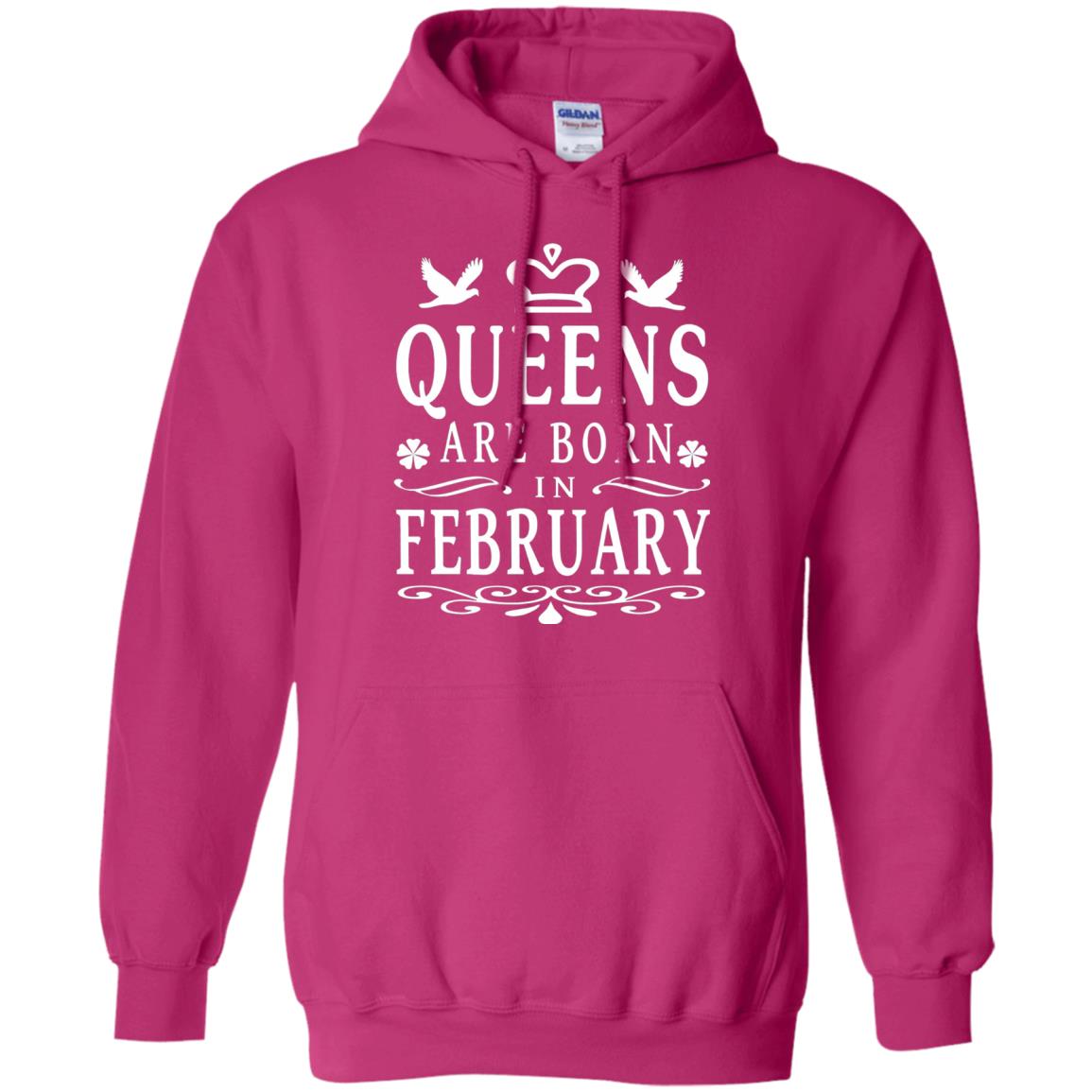 Birthday T-shirt Queens Are Born In February Heliconia