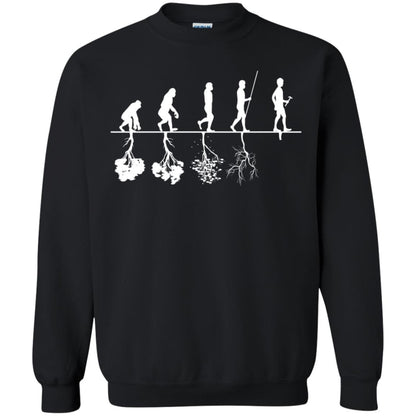 Evolution Tree Of Human Life Thinking Save Environment Shirt Black
