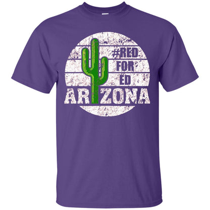 Vintage Red For Ed Arizona Cactus Lover Shirt Purple