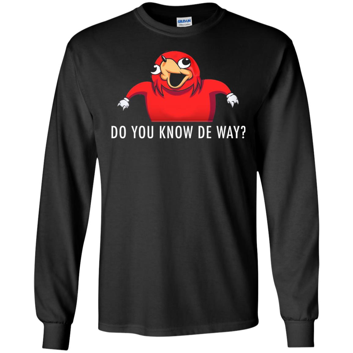 Do You Know De Way T-shirt Black