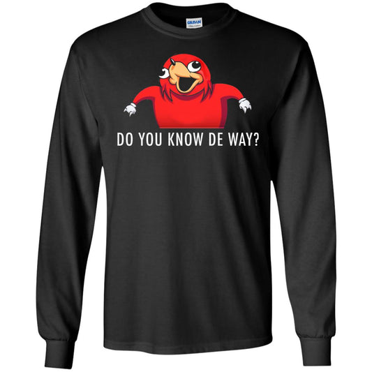 Do You Know De Way T-shirt Black