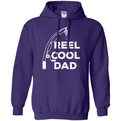 Fisherman T-shirt Reel Cool Dad Purple