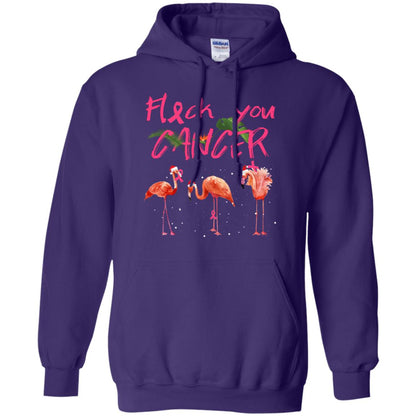 Flock You Cancer Breast Cancer Awareness Gift Shirt Purple