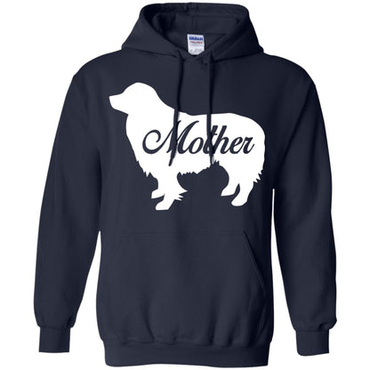 Border Collie Dog Mom T-shirt Navy
