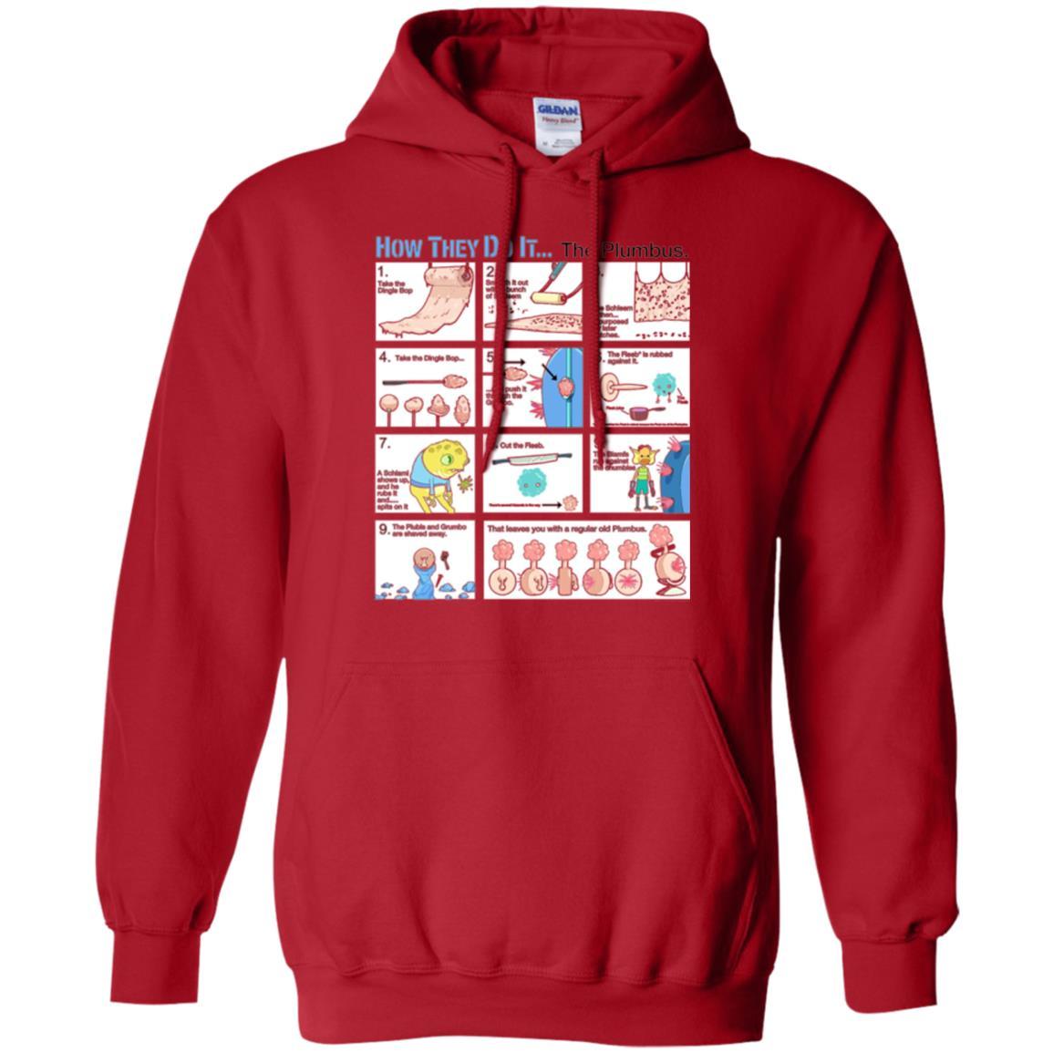 Film T-shirt How They Do Itthe Plumbus Red