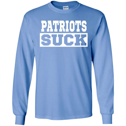 Patriots Suck T-shirt I Hate Patriots Carolina Blue