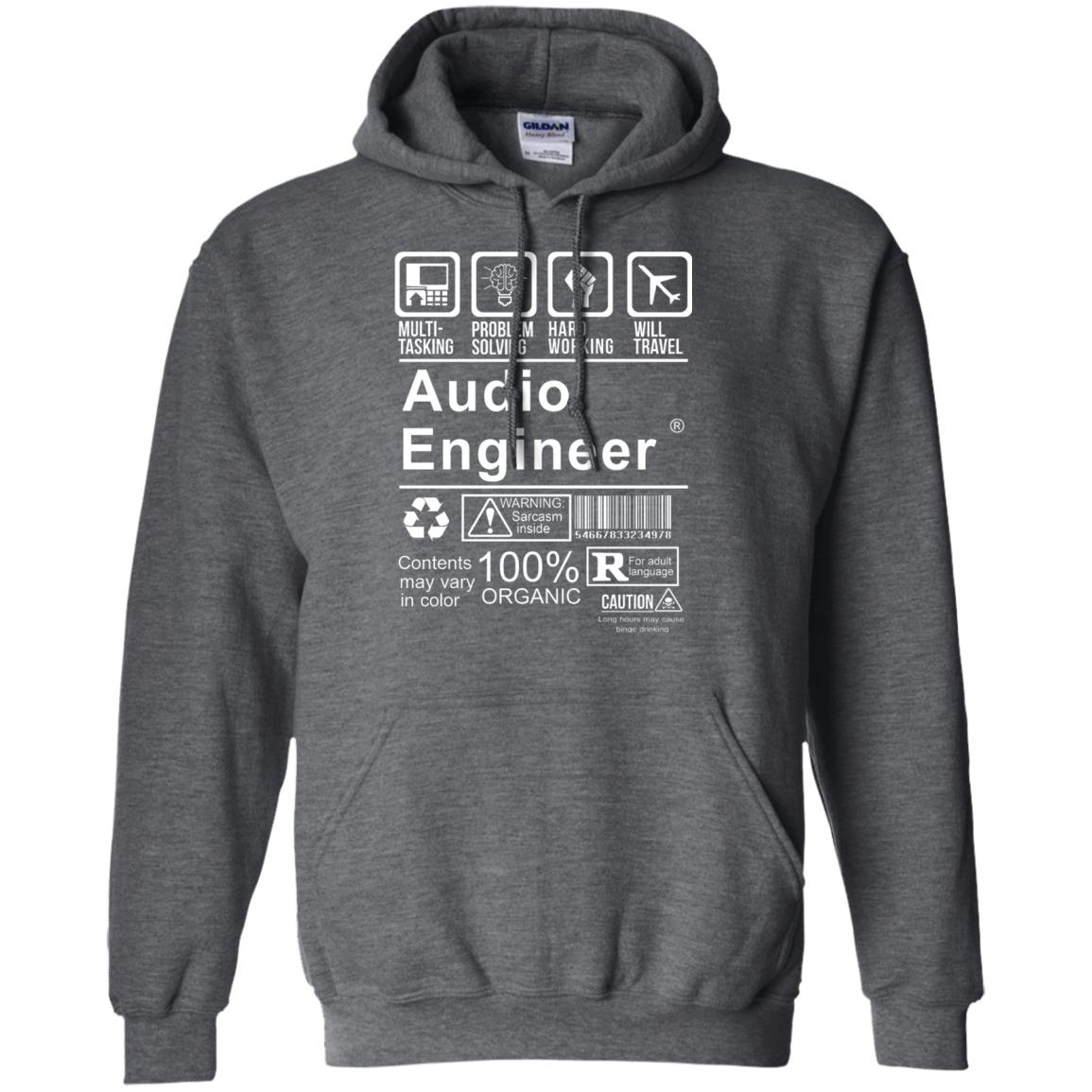 Audio Engineer Shirt Multi Tasking Problem Solving Dark Heather