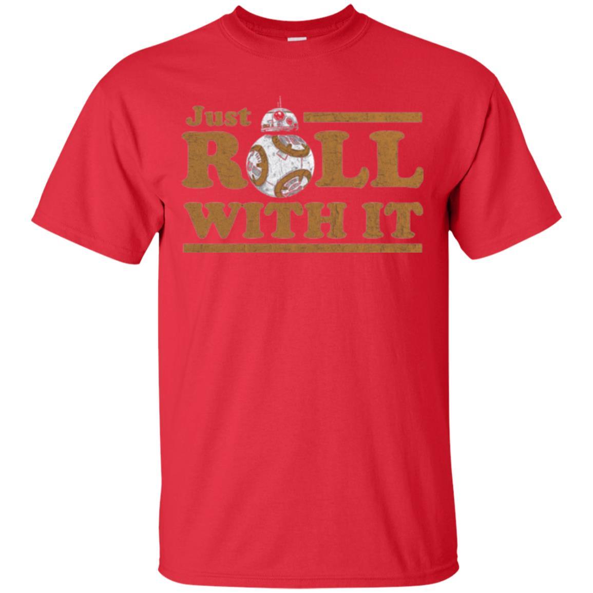 Movie T-Shirt Just Roll With You Red