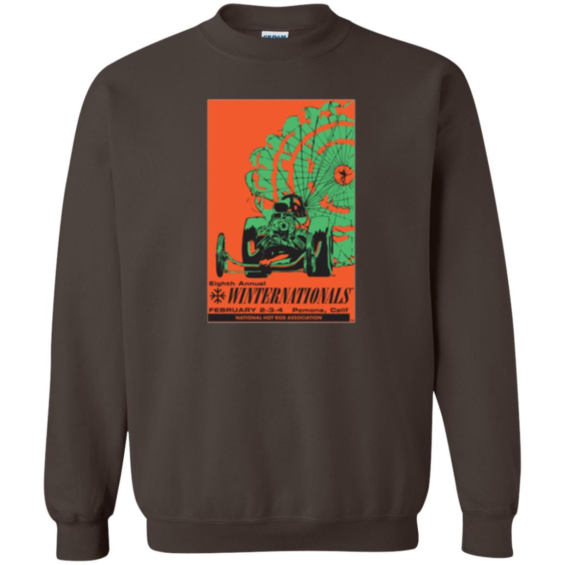 Nhra 1968 Winternationals T-shirt Dark Chocolate