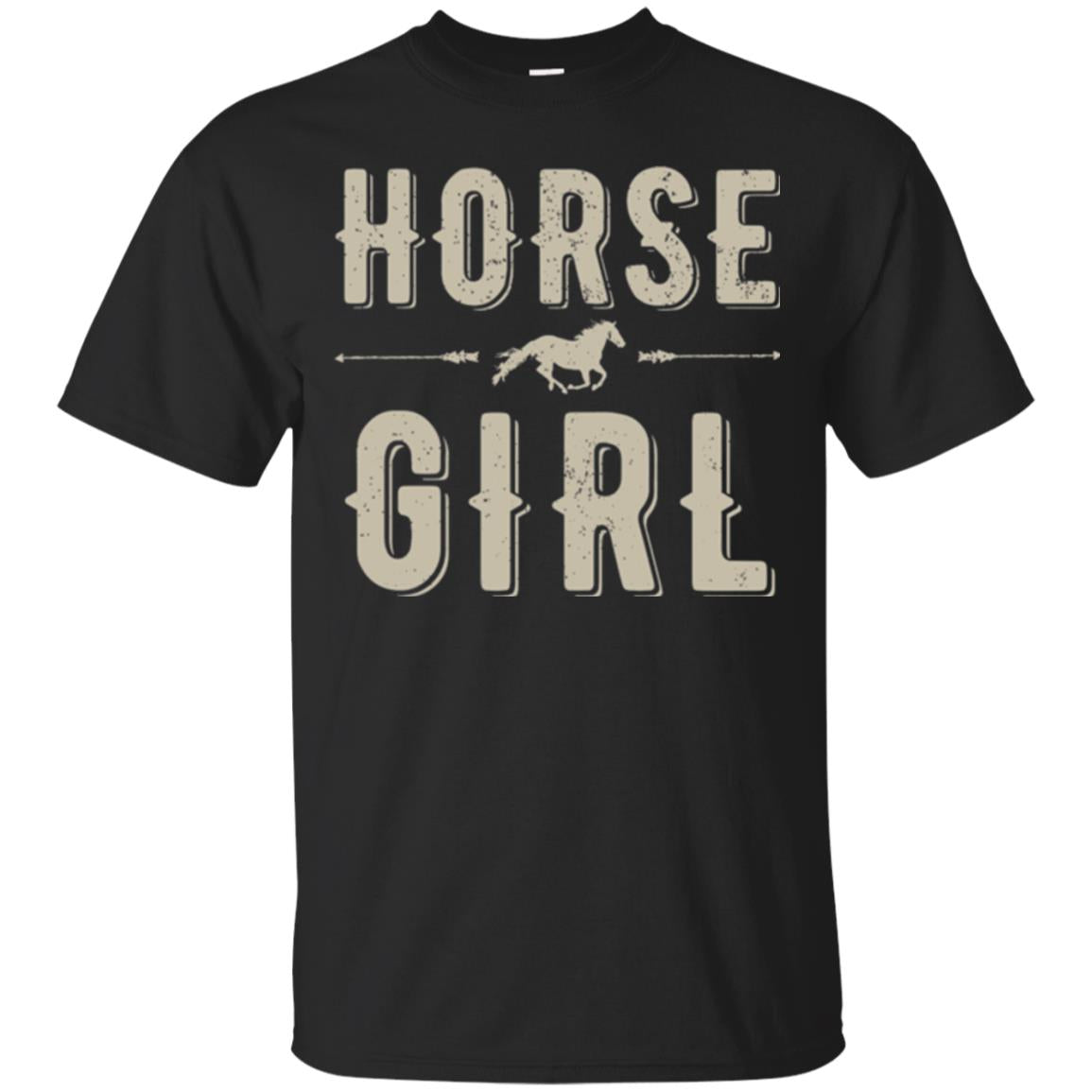 Horse Girl T-shirt Black