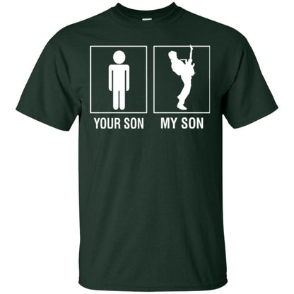 My Son Plays Guitar Daddy Shirt Forest