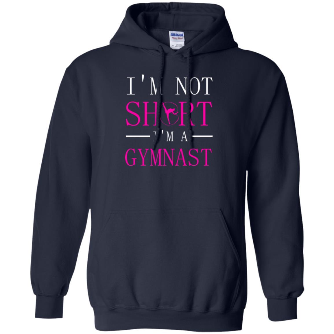 Gymer T-shirt I'm Not Short I'm A Gymnast Navy