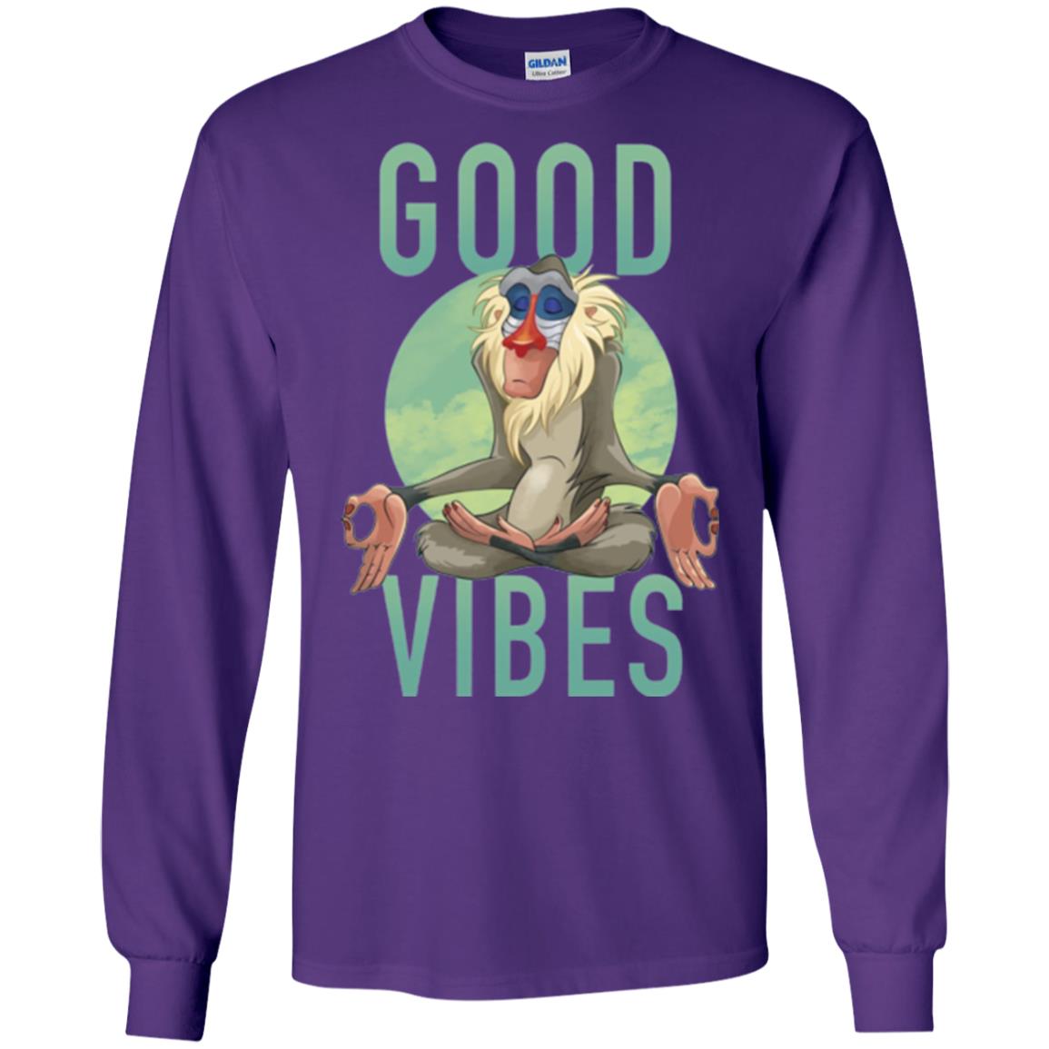 Rafiki Meditate Good Vibes T-shirt Purple