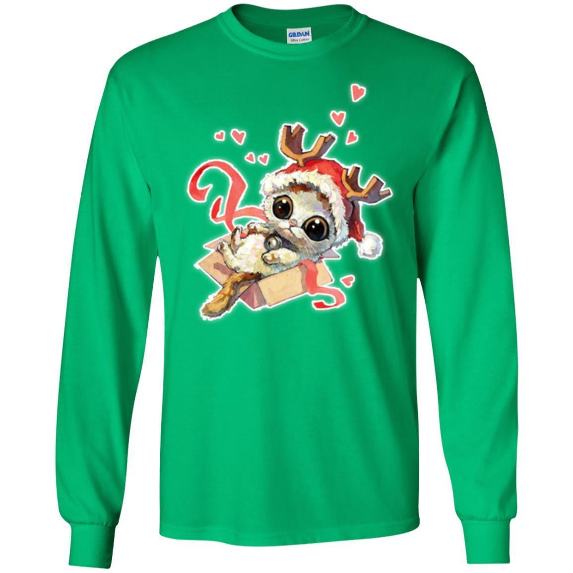 Cat Lover T-shirt Merry Christmas Irish Green