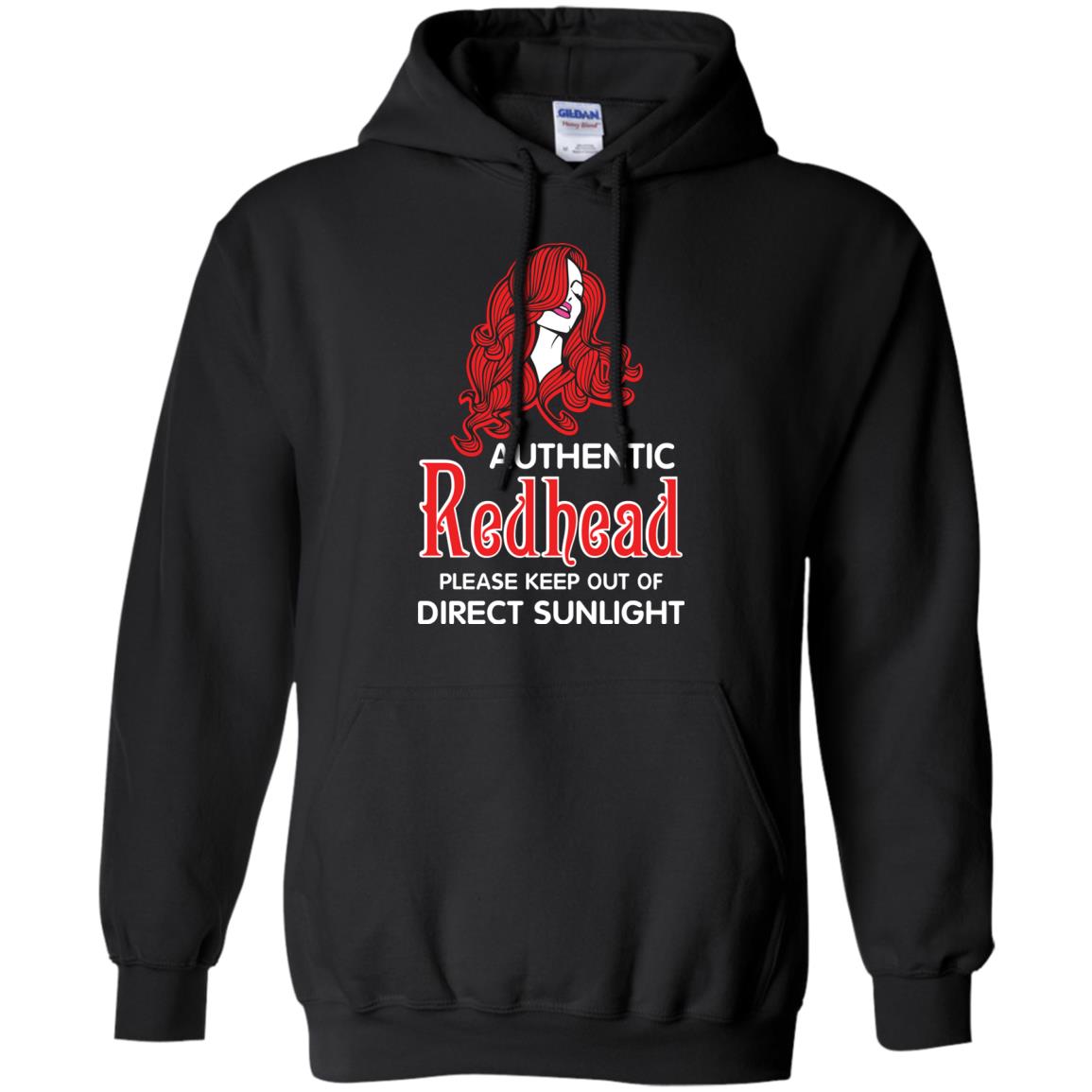 Authentic Redhead Please Keep Out Of Direct Sunlight Cool Redhead Gift Shirt For Girls Black