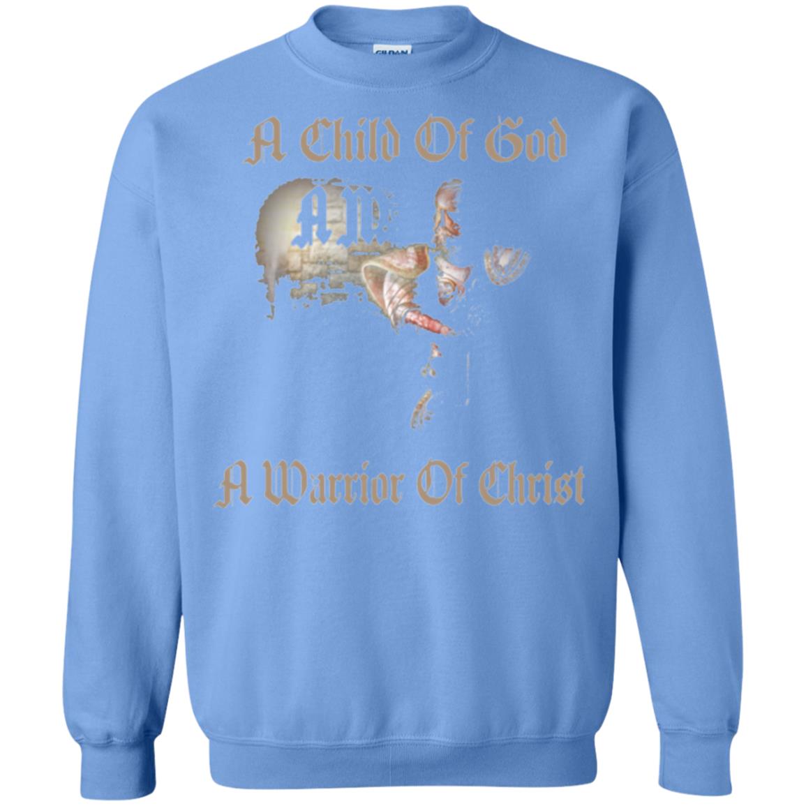 Crusader Knights Templar T-shirt A Child Of God Carolina Blue