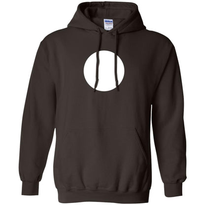Big White Dot T-shirt Dark Chocolate