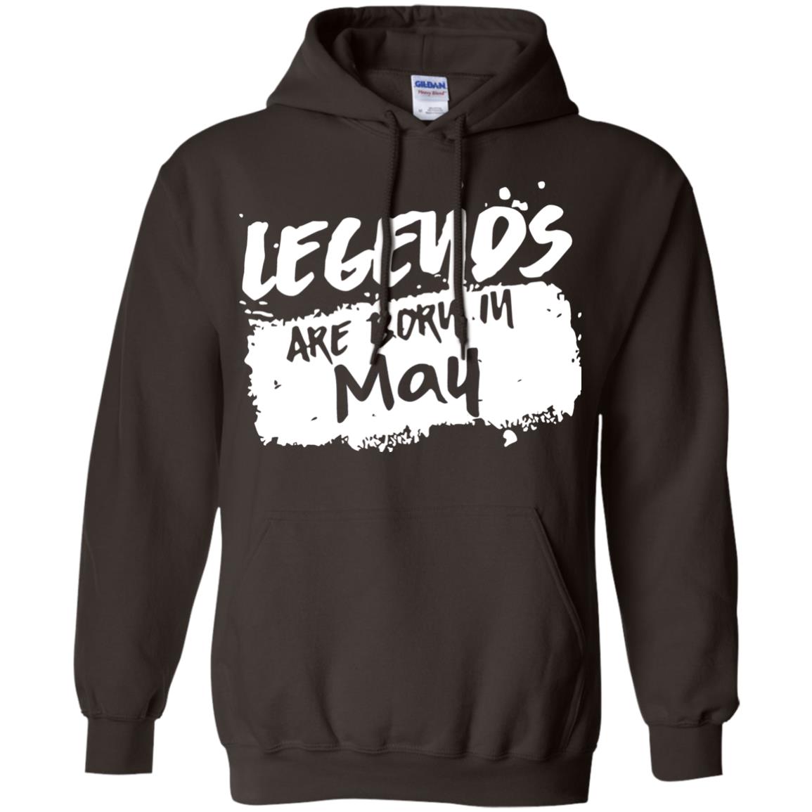 May Birthday Shirt Legends Are Born In May Dark Chocolate