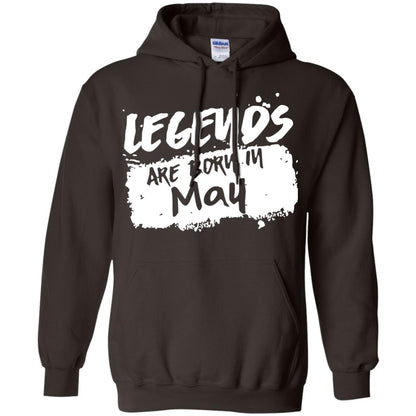 May Birthday Shirt Legends Are Born In May Dark Chocolate
