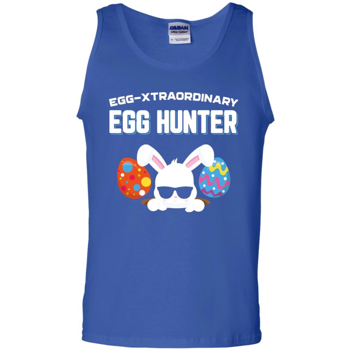 Egg-xtraordinary Egg Hunter Easter Shirt Royal