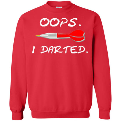 I Darted T Shirt - Dart Shirts Funny Oops T-shirt Red