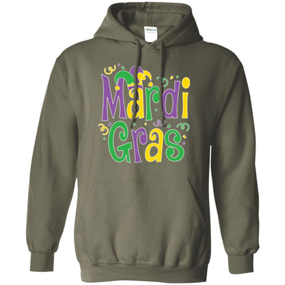 Mardi Gras T-shirt Mardi Gras Party T-shirt Military Green