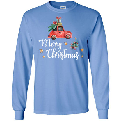 Car Lover T-shirt Merry Christmas T-shirt Carolina Blue