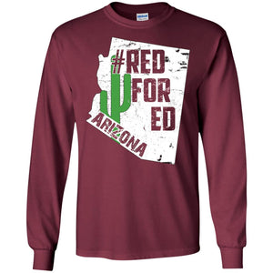 Arizona Teacher Shirt Hash Tag Red For Ed Support For Teachers
