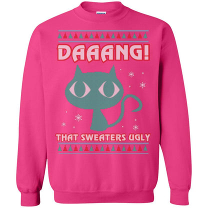 Cat Lovers T-shirt Daaang! That Sweaters Ugly Heliconia