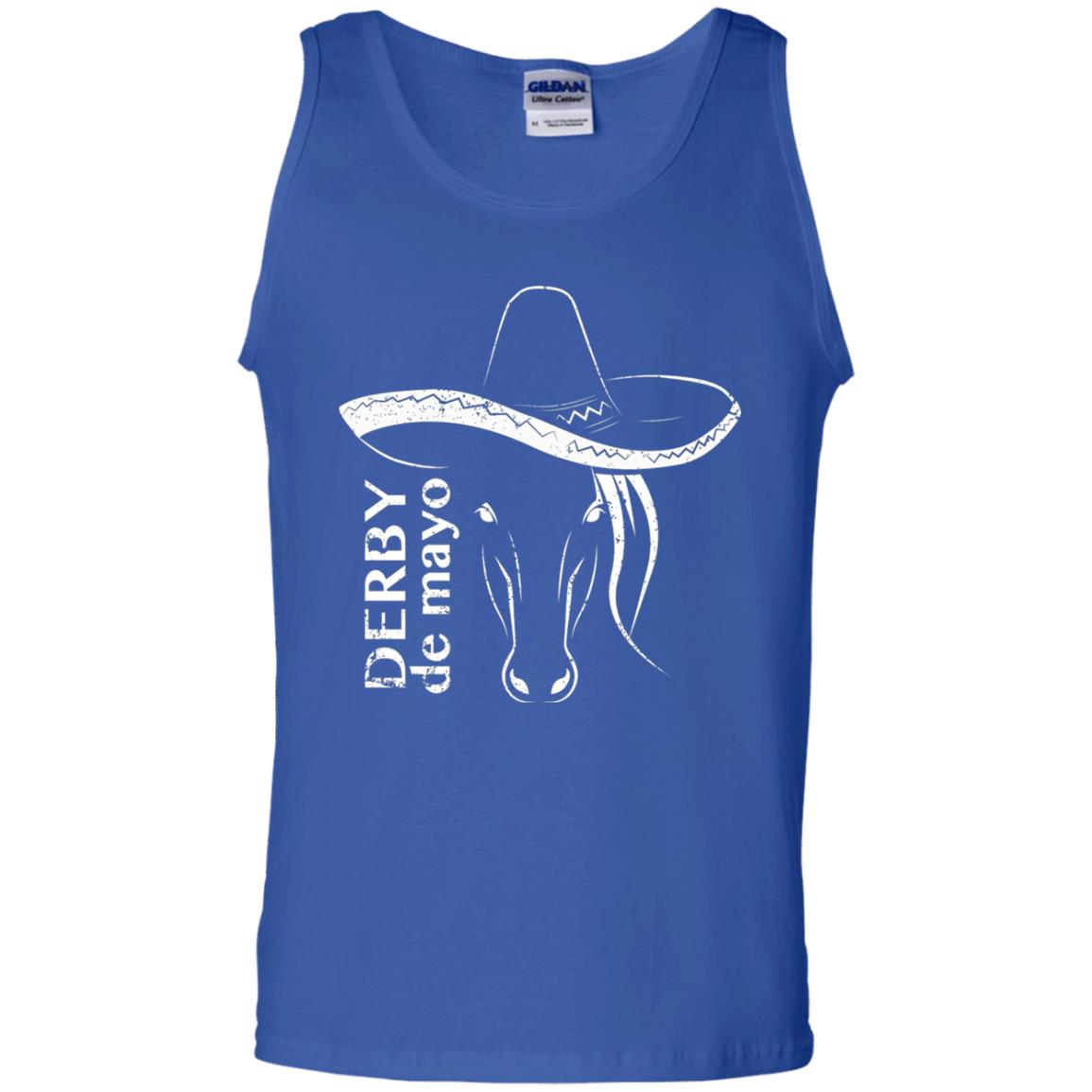 Derby De Mayo Sombrero Horse Race Shirt Royal