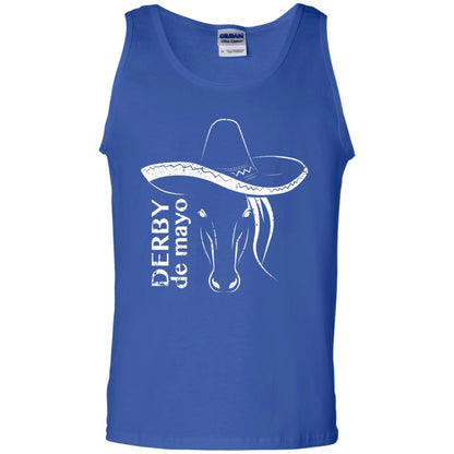 Derby De Mayo Sombrero Horse Race Shirt Royal