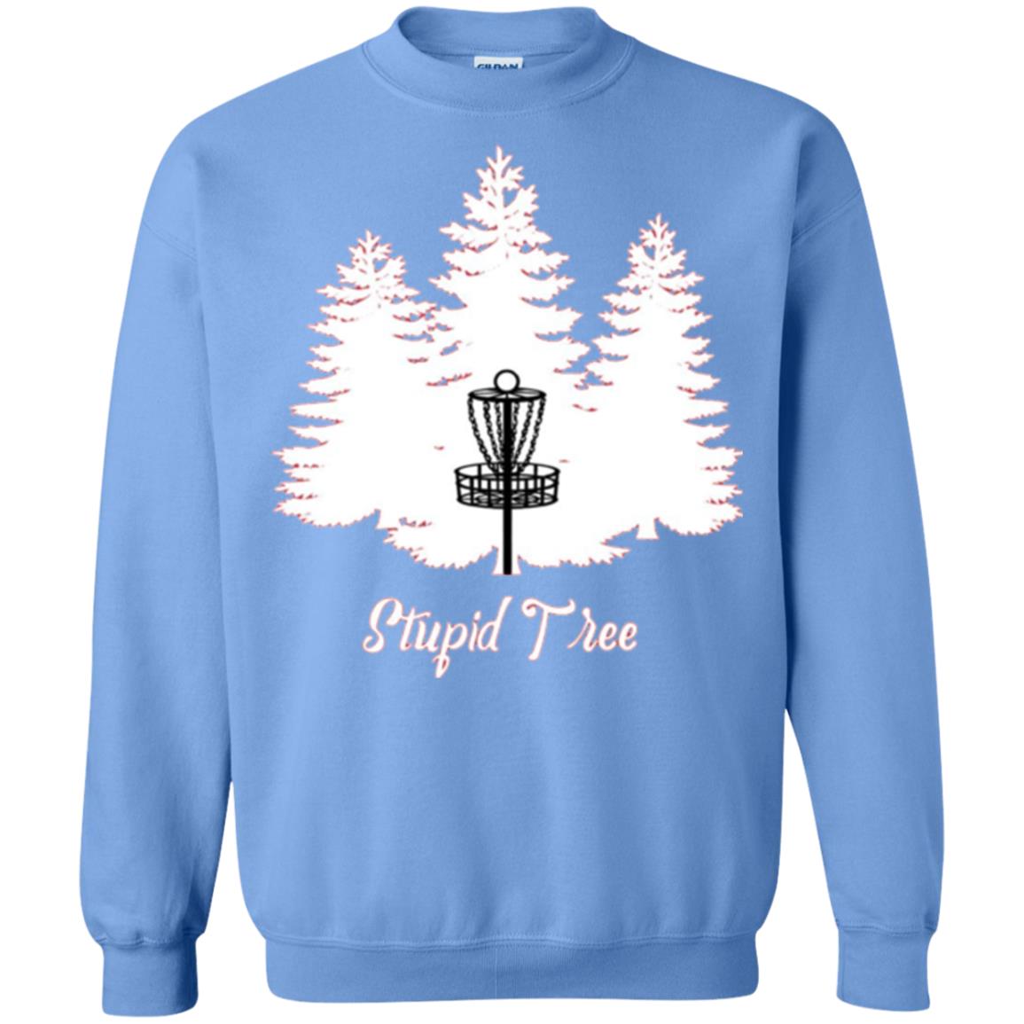 Disc Golf T-shirt Stupid Tree Carolina Blue
