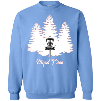 Disc Golf T-shirt Stupid Tree Carolina Blue