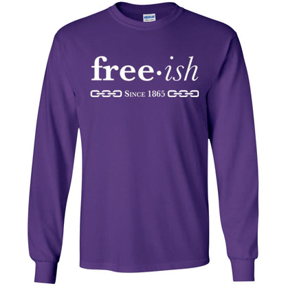 Free-ish Since 1865 Black Pride T-shirt Purple
