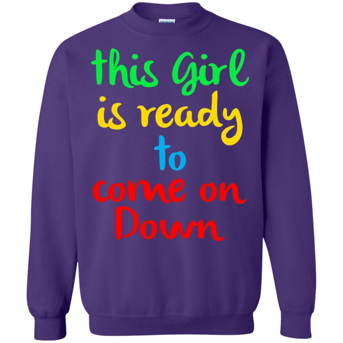 This Girl Is Ready To Come On Down Game Show T-shirt Purple