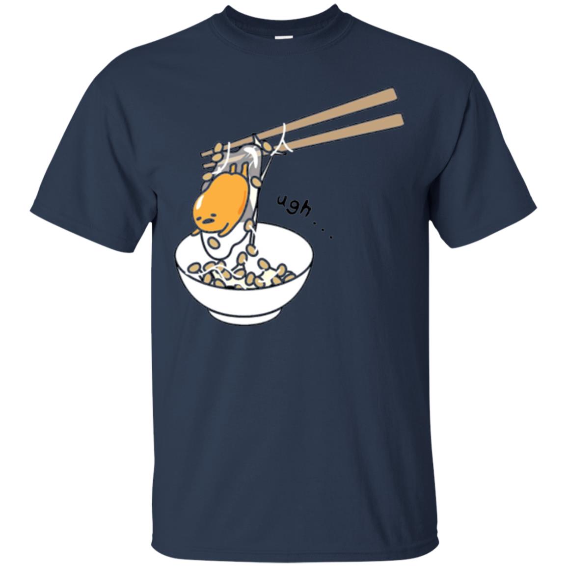 Gudetama Chopsticks T-shirt Navy