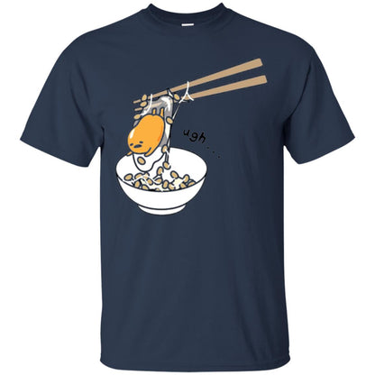 Gudetama Chopsticks T-shirt Navy